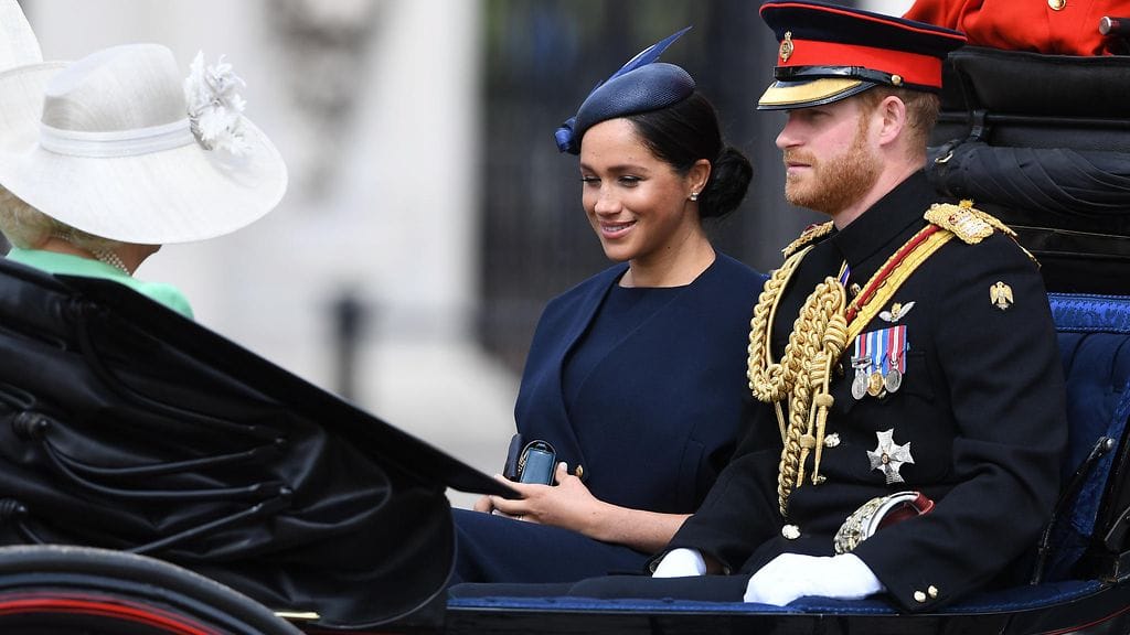 Meghan ja Harry 8.6.2019 Elisabet syntymäpäiväjuhlallisuudet 4