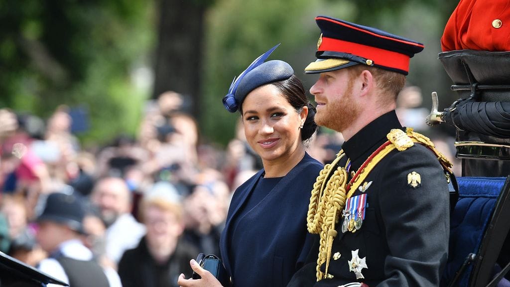 Meghan ja Harry 8.6.2019 Elisabet syntymäpäiväjuhlallisuudet 7
