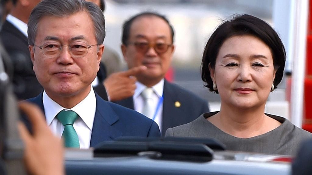 Presidentti Sauli Niinistö ja rouva Jenni Haukio tapaa tänään Etelä-Korean presidentin Moon Jae-inin puolisoineen.