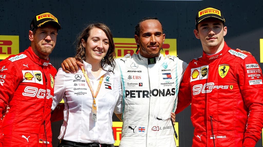 Sebastian Vettel ei olisi halunnut olla palkintopalliseremonioissa.