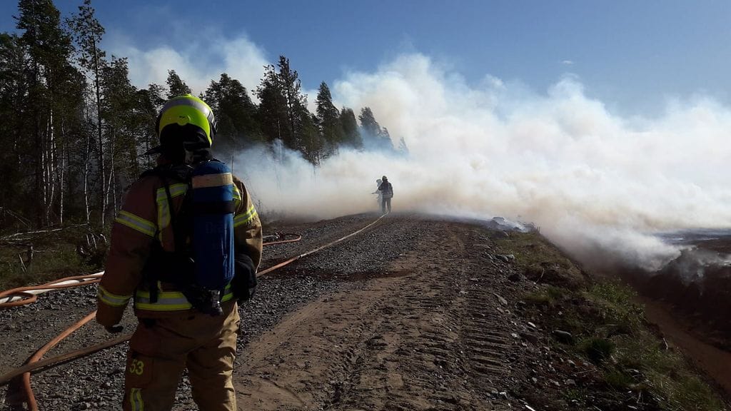 LK Taipalsaari turvesuo palo