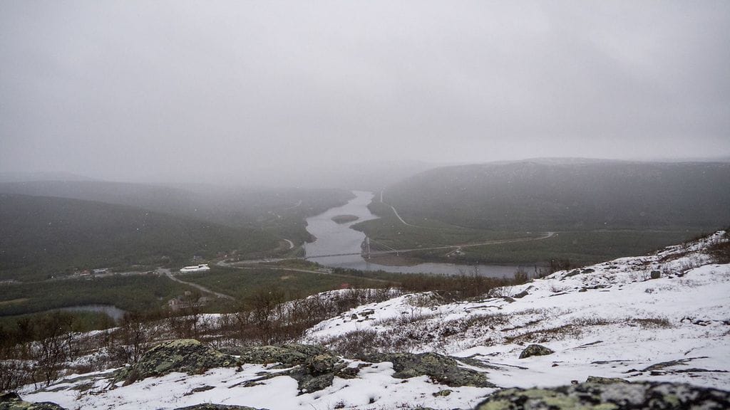 lumisade Utsjoki 10.6.2019