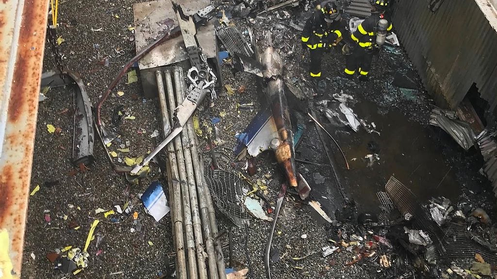 Turmakone tuhoutui törmäyksessä. 58-vuotias pilotti kuoli onnettomuudessa.