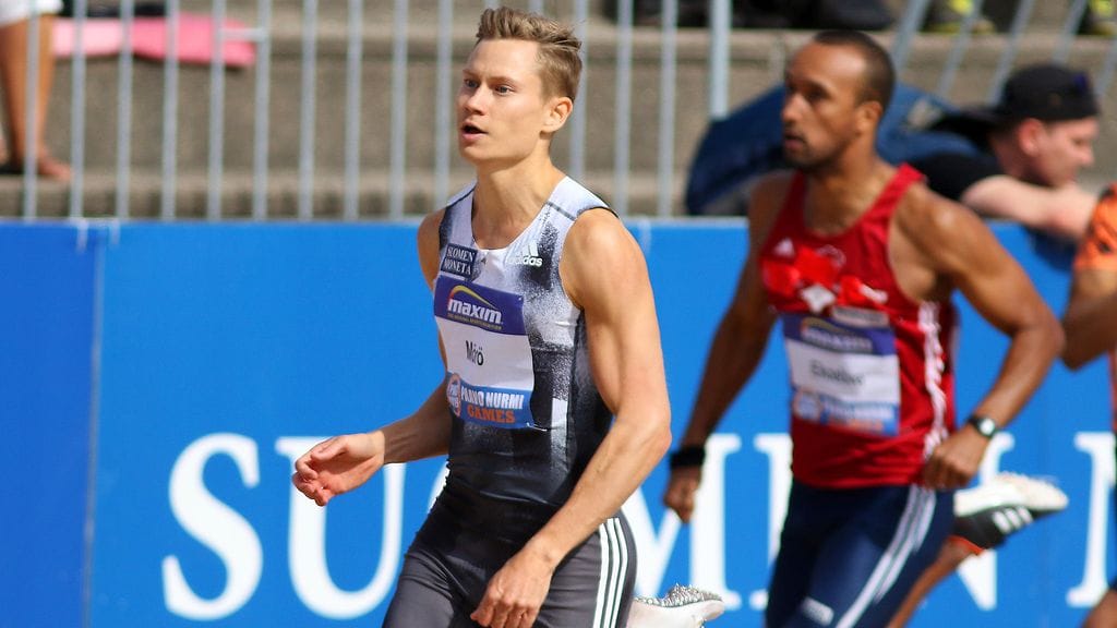 Oskari Mörö (etualalla) teki paluun kilparadoille.