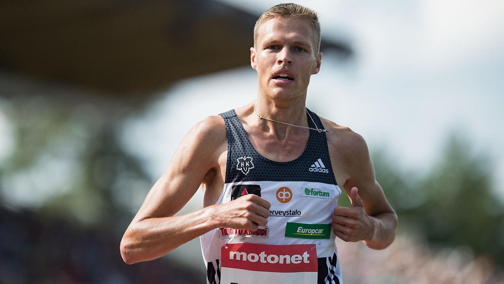 Topi Raitanen rikkoi MM-rajan tiistaina Turun Paavo Nurmi Gamesissa.