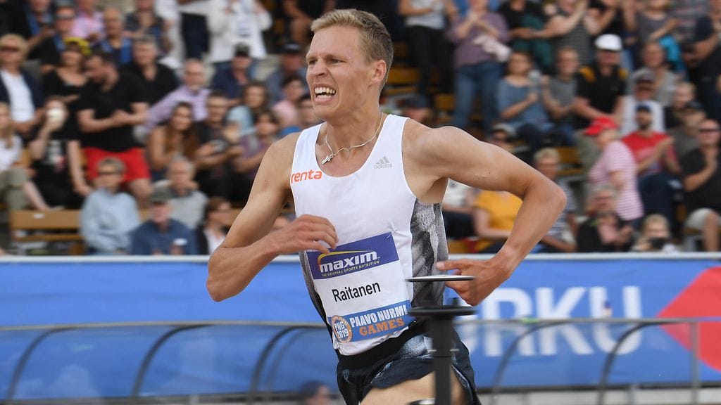 Topi Raitanen jatkoi henkilökohtaista ennätystehtailuaan Paavo Nurmi Gamesin 3 000 metrin esteissä.