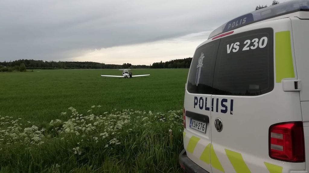 Somero pienkone pakkolasku 12.6.2019 2