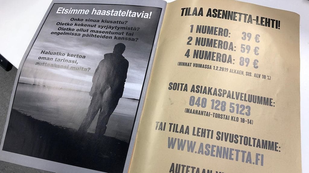 Yksi Asennetta-lehden numero maksaa lähes 40 euroa.