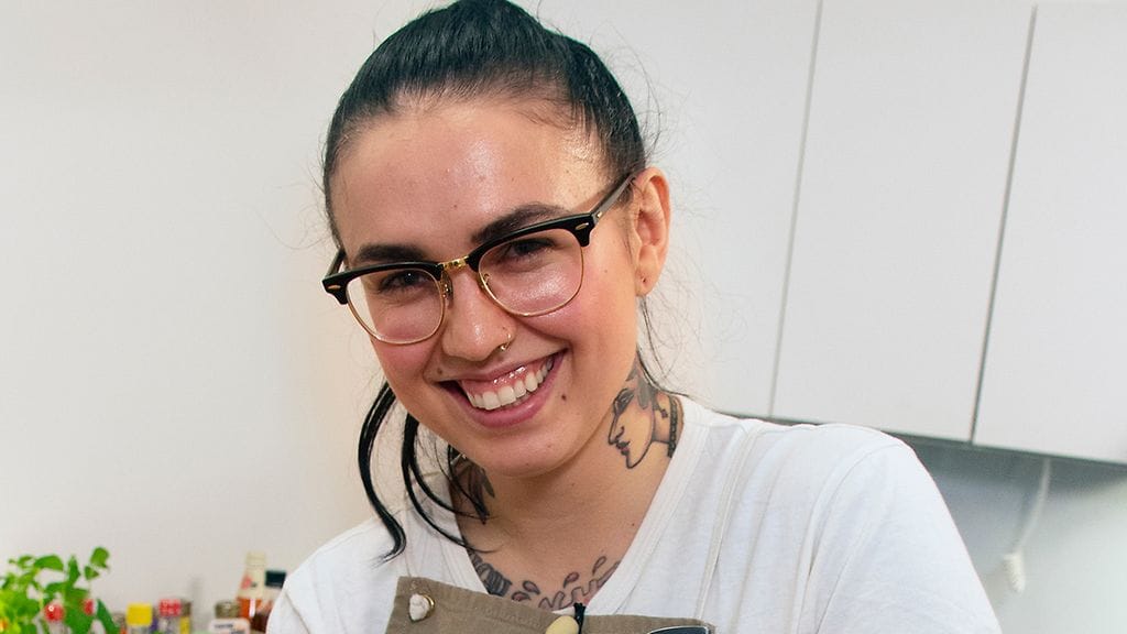 Natalia Salmela nähtiin Subin Neljän tähden illallinen -sarjassa.