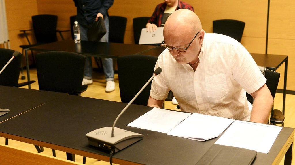Tapio Suominen Helsingin käräjäoikeudessa 17. kesäkuuta 2019.