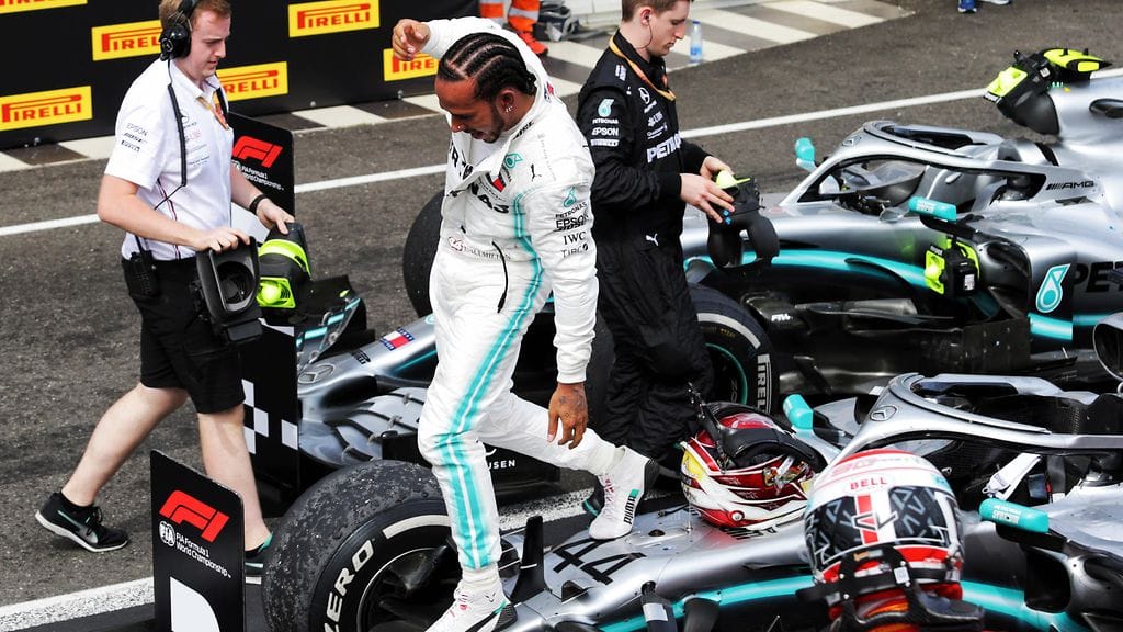 Lewis Hamilton ajoi Ranskan GP:n voittoon.