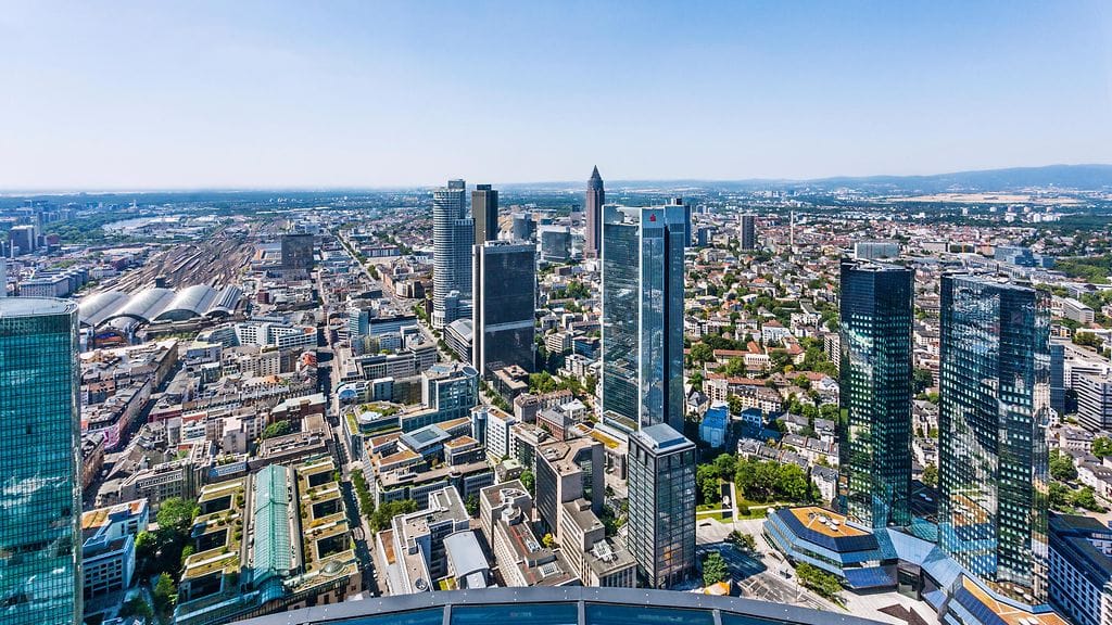 Kuvituskuva frankfurtista, jonka lähistöltä on löydetty toisen maailmansodan aikaisia pommeja.