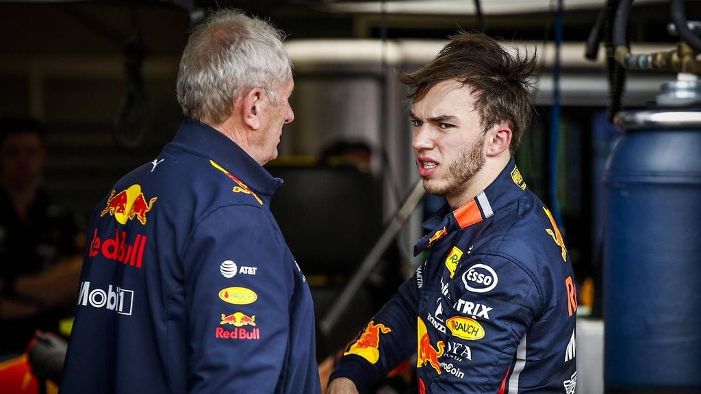 Helmut Marko & Pierre Gasly