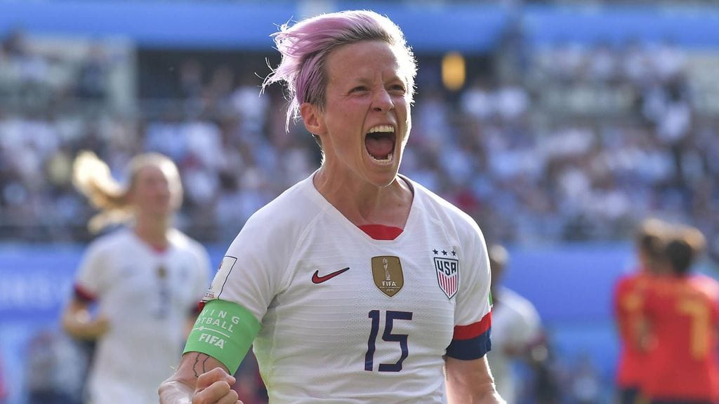 Megan Rapinoe on protestoinut aktiivisesti Donald Trumpia vastaan.