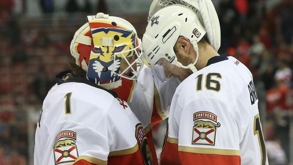 Roberto Luongo ja Aleksander Barkov pelasivat yhdessä kuudella kaudella.