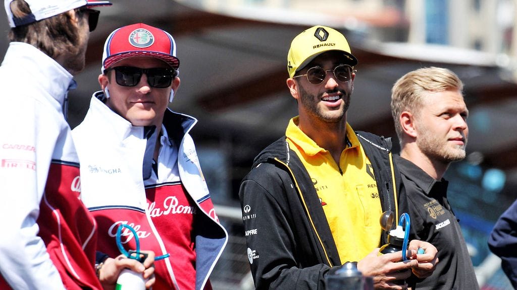 Kimi Räikkönen ja Daniel Ricciardo