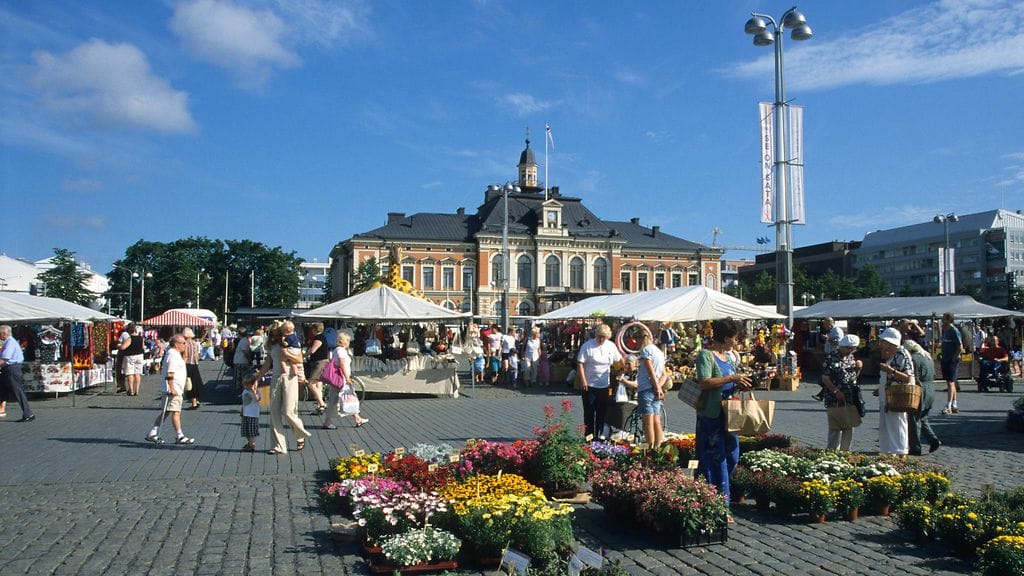 Arkistokuvaa kesäisestä Kuopiosta.