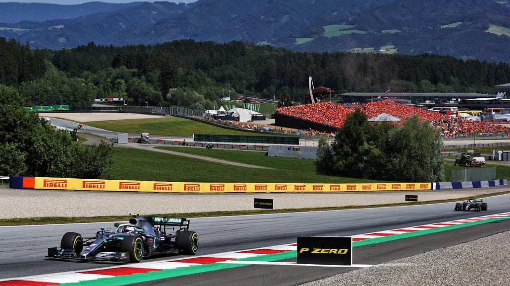 Valtteri Bottas Itävallan GP:ssä 2019.