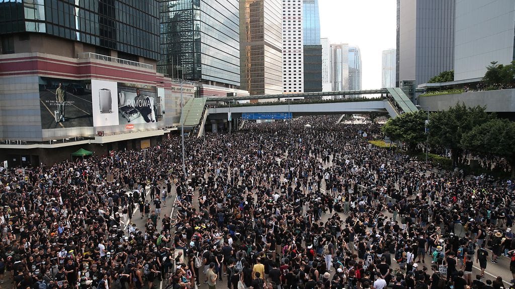 Hong Konhin mielenosoittajat 3