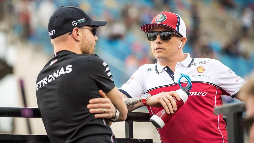 Valtteri Bottas ja Kimi Räikkönen ovat ottaneet vuosien saatossa useasti mittaa toisistaan F1-radoilla.