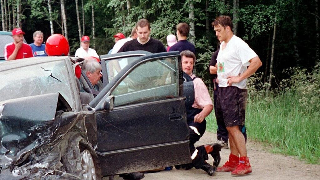 Teemu Selänne ja Kalervo Kummola 1999
