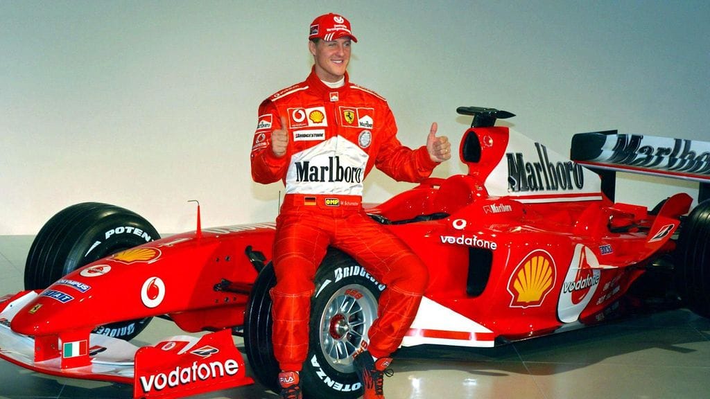 Michael Schumacher voitti 2004 F1-sarjan maailmanmestaruuden.