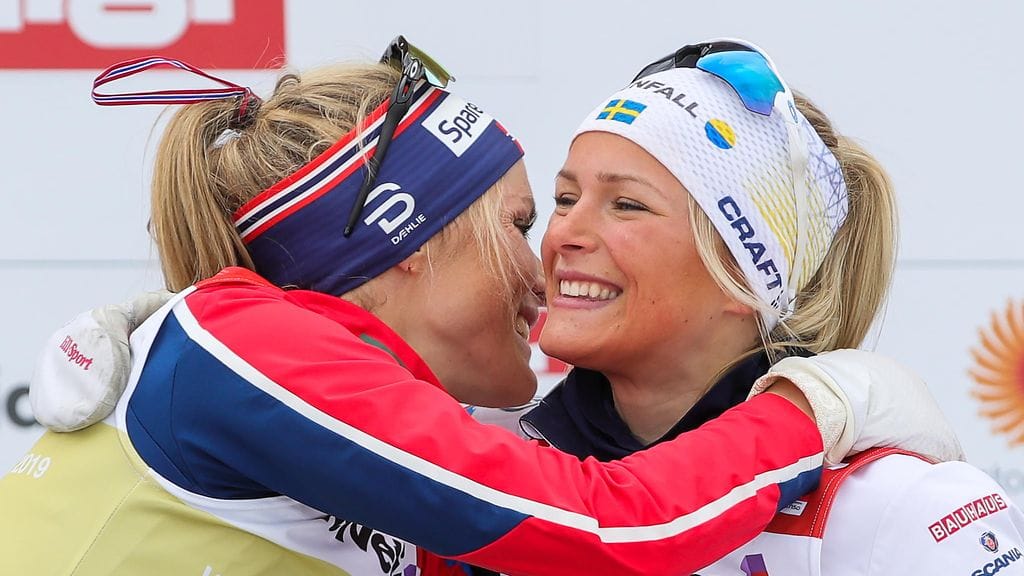 Therese Johaug on kyllästynyt siihen, että häntä vertaillaan Frida Karlssoniin.