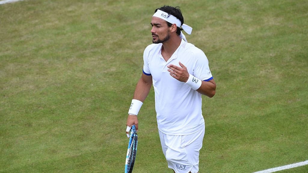 Fabio Fognini pyysi anteeksi tunteenpurkaustaan.