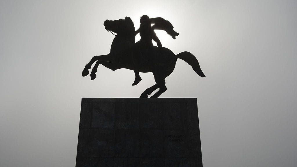 Aleksanteri Suuren patsas Thessalonikissa Kreikassa.
