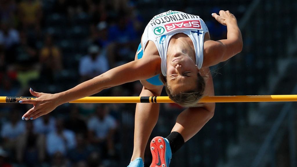 Maria Huntington ylitti korkeudessa oman ennätyskorkeutensa 185.