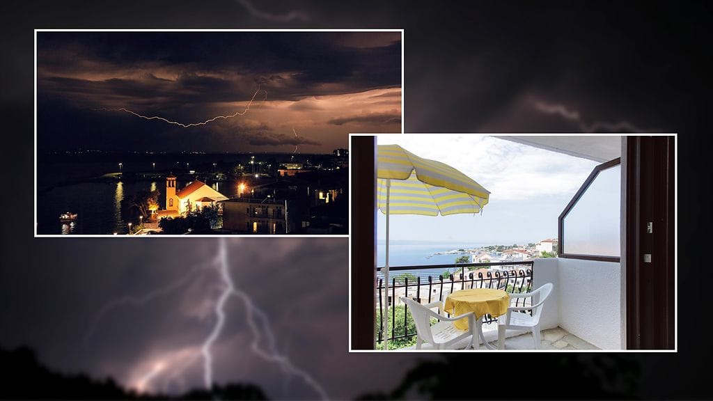 Aurinkoinen lomakylä joutui myrskyn keskelle eilen. Kuvat ovat arkistokuvia. Kuvat: Aria’s House Studios & Apartments.