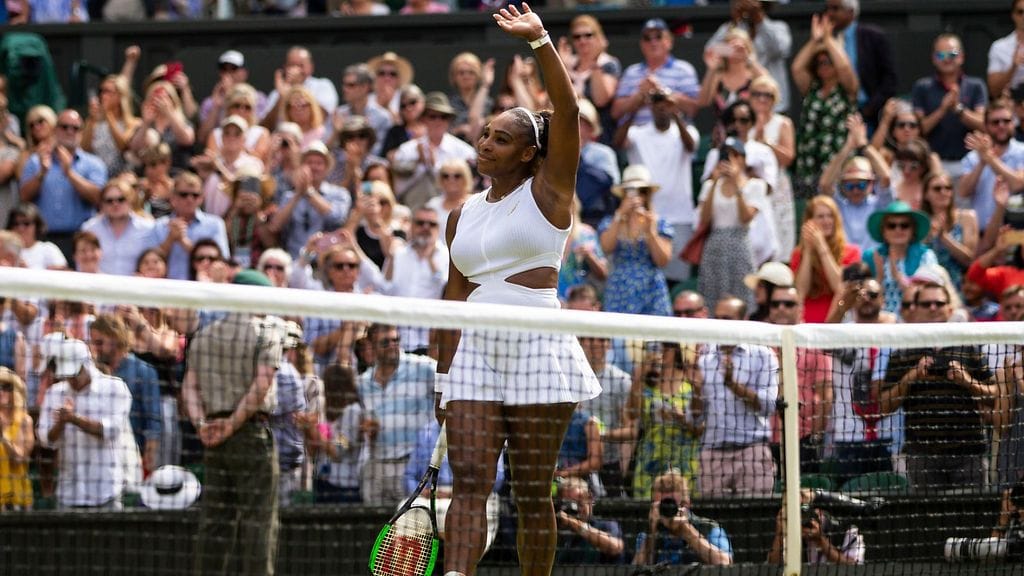 Serena Williams eteni jälleen Wimbledonin finaaliin.