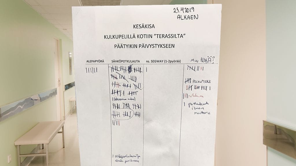 Sähköpotkulaudalle ei ole omaa diagnoosikoodia, mutta Helsingin Haartmanin päivystyksessä asiaa on hoidettu perinteisellä tukkimiehenkirjanpidolla. Asiantuntija suosittelee suojavarusteita ja päihteettömyyttä.