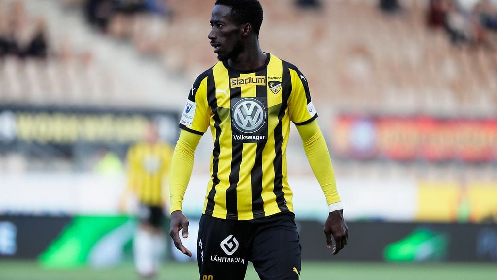 Demba Savage onnistui maalinteossa HIFK:ta vastaan.