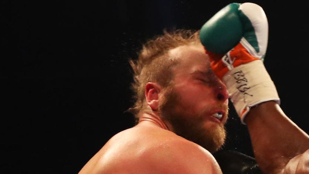 Robert Heleniuksen ilta päättyi tyrmäykseen. Arkistokuva.