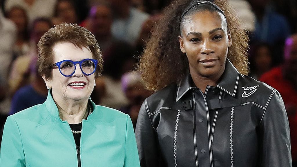 Billie Jean King jakoi Serena Williamsille vinkkejään.