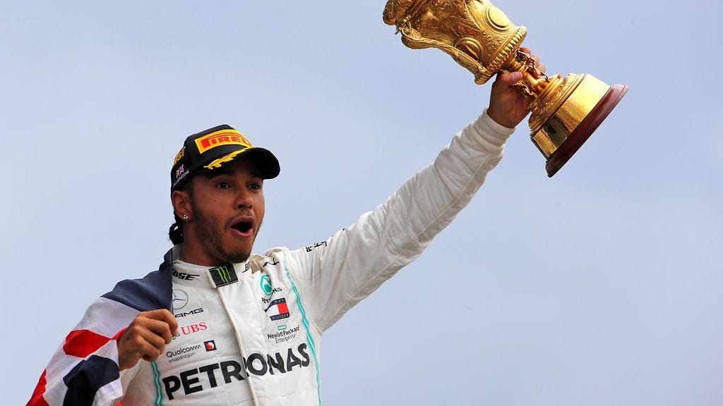 Lewis Hamilton Britannian GP:n jälkeen.