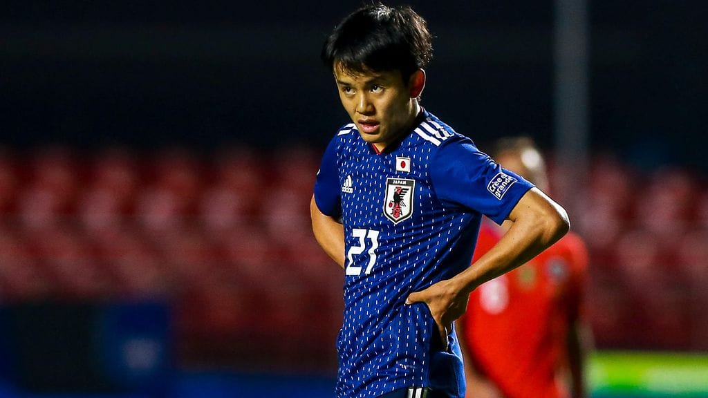 Takefuse Kubo edusti Japania Copa Americassa.