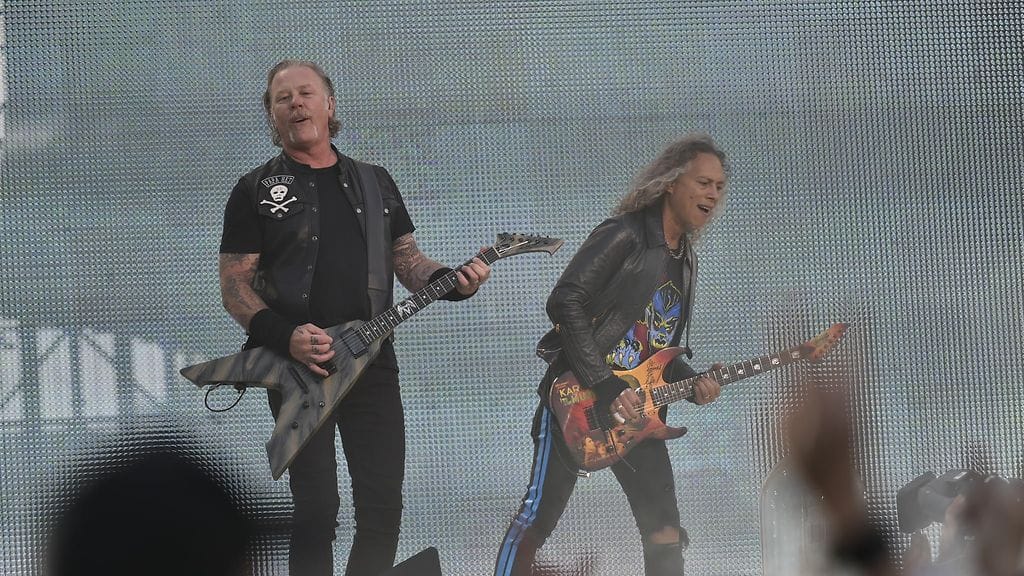 Metallica esiintyi Hämeenlinnassa 16. heinäkuuta.
