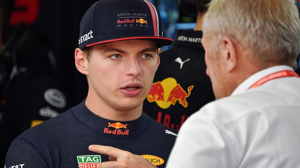 Max Verstappen ja Helmut Marko jatkavat yhteistyötään Red Bullilla.