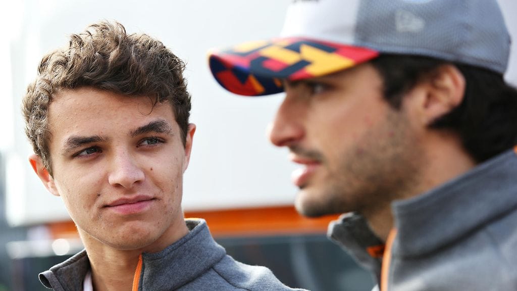 Lando Norris ja Carlos Sainz junior.