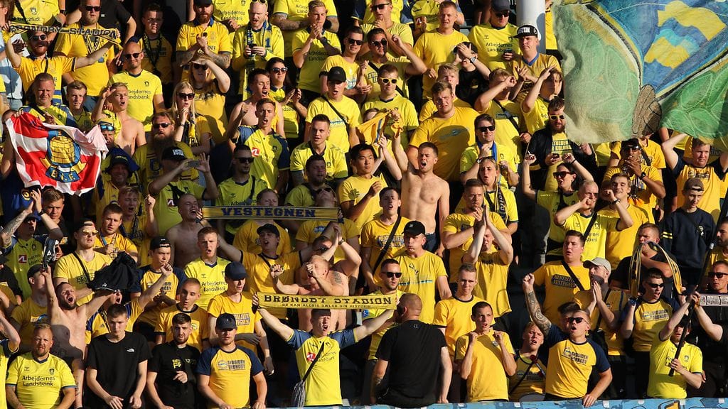 Bröndbyn kannattajat joutuivat poliisin kanssa tekemisiin.