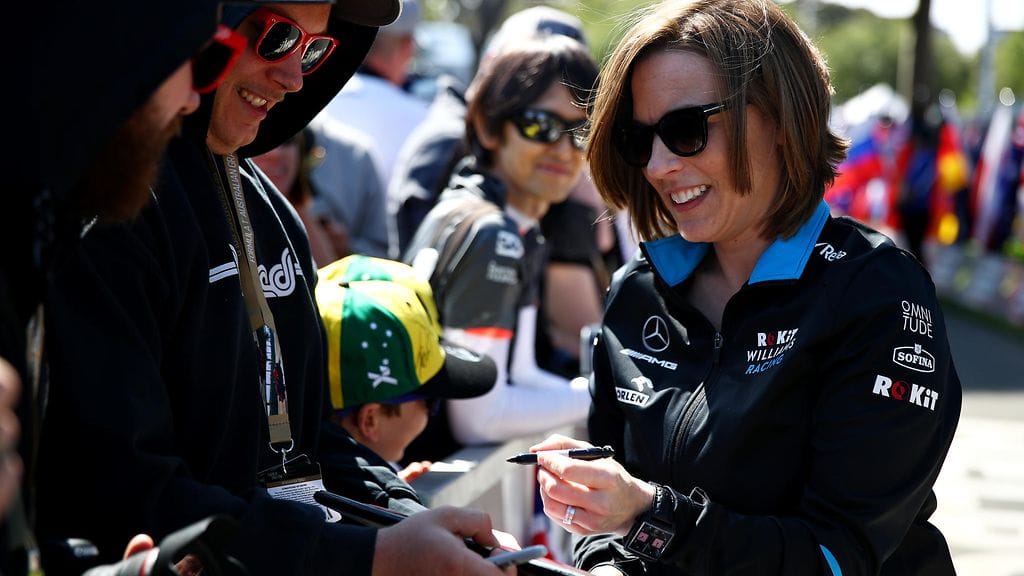 Claire Williams on ollut tyytyväinen yhteistyöhön Mercedeksen kanssa.