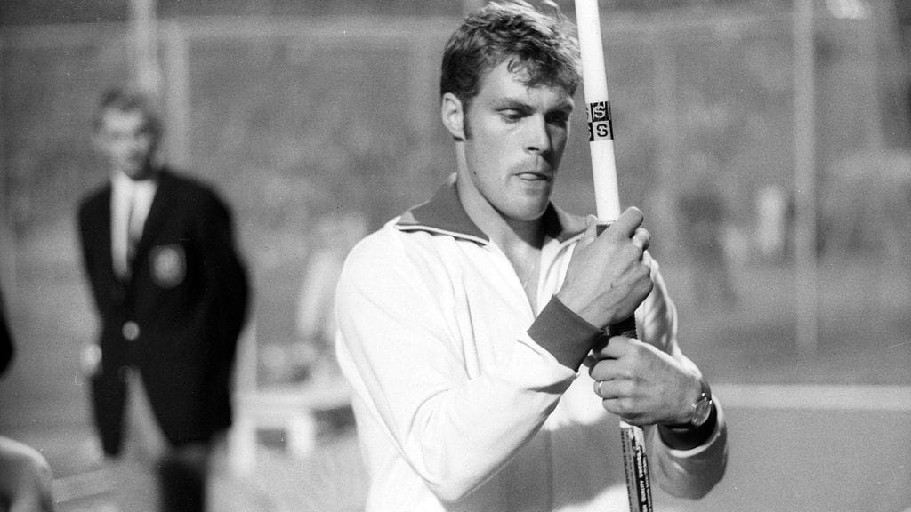 Pauli Nevala heitti Stuttgartissa vuonna 1969.