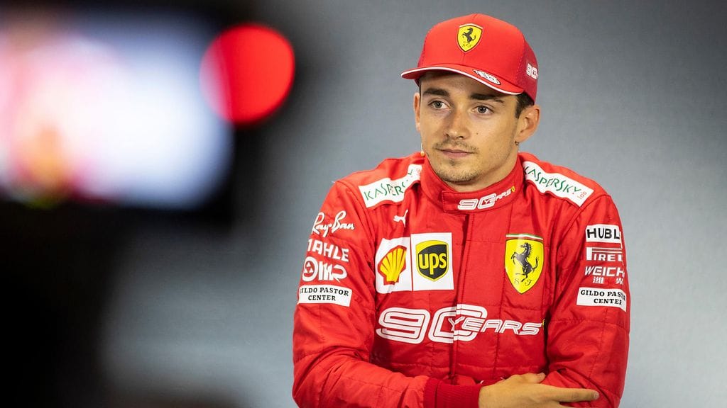 Ferrarin Charles Leclerc avautui uransa vaikeista hetkistä.