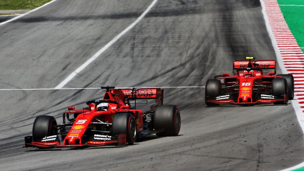 Charles Leclerc on päihittänyt Sebastian Vettelin kolme kertaa peräkkäin.