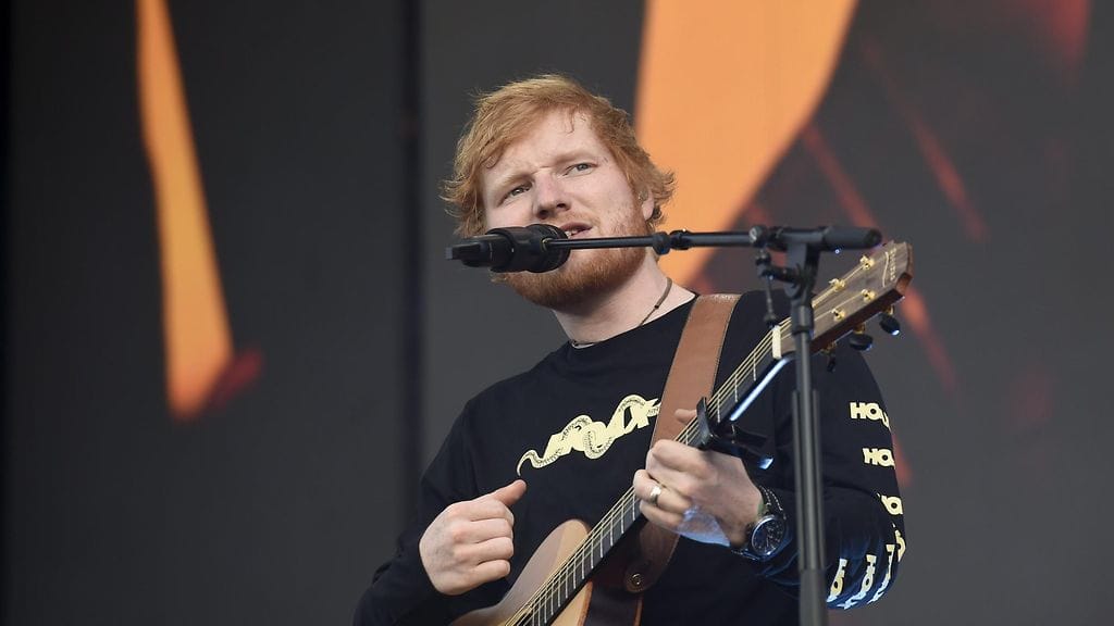 Ed Sheeran esiintyi Malmin lentokentällä ensimmäistä kertaa 23. heinäkuuta.