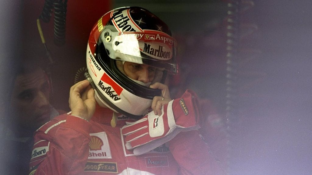 Michael Schumacherilla riitti aggressiota useammalle taholle Belgian vuoden 1998 osakilpailun jälkeen.
