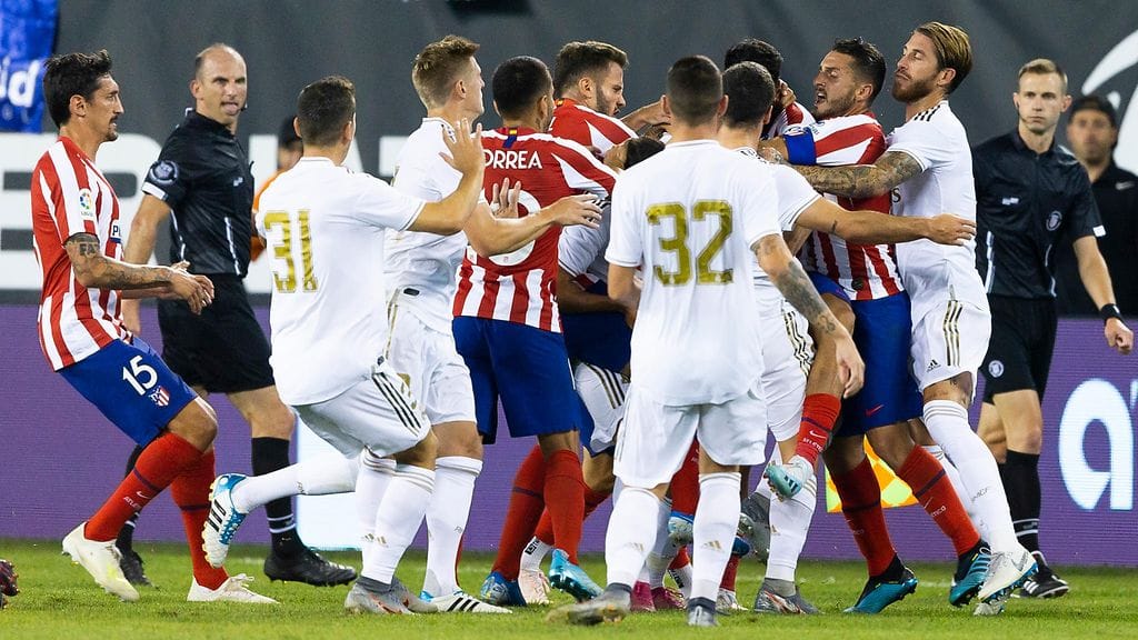 Real Madridin ja Atletico Madridin kohtaaminen Yhdysvalloissa oli kaikkea muuta kuin ystävyysottelu.