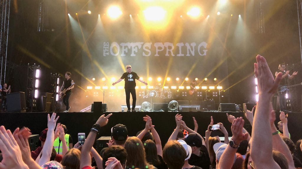 The Offspring esiintyi Helsingin Suvilahdessa 25.7.